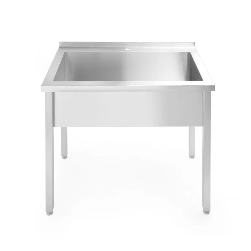 Table d'Évier Simple Soudée - P 600 x L 800 mm Réduction