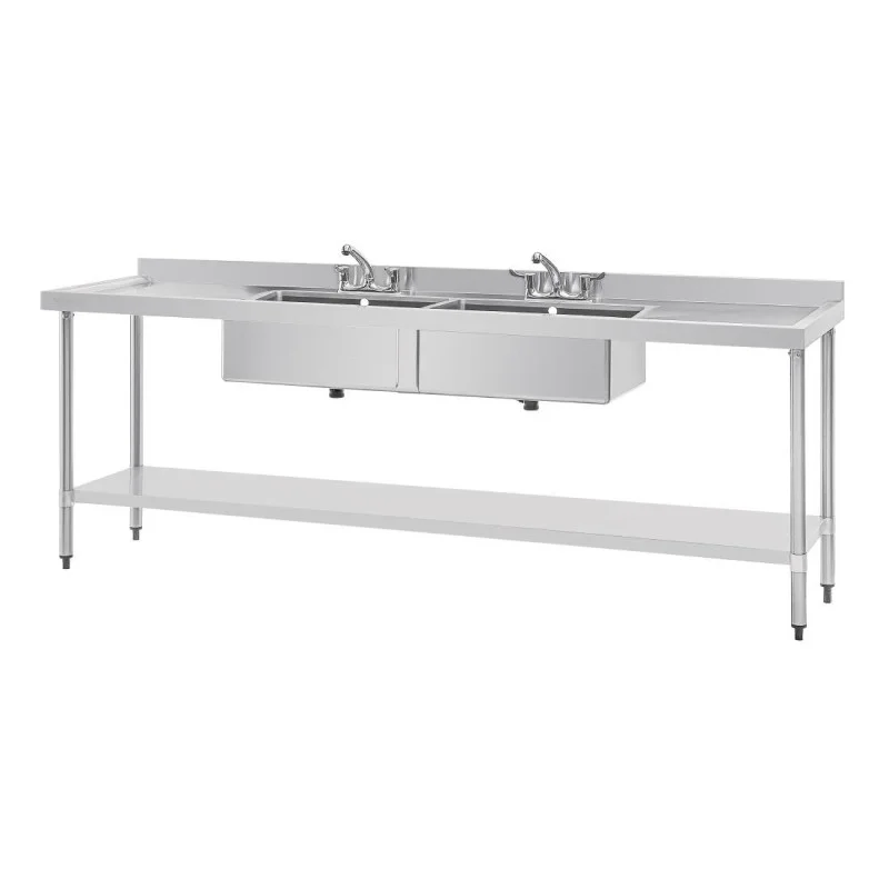 Solde Plonge en Acier Inoxydable - L 2400 x P 600 mm