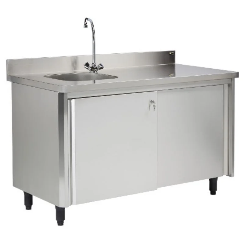 Meuble du Chef avec Cuve à Gauche - L 1400 mm Acheter En Ligne
