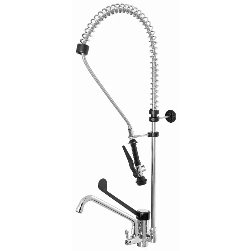 Robinet Monotrou avec Douchette et Levier Noir Soldes