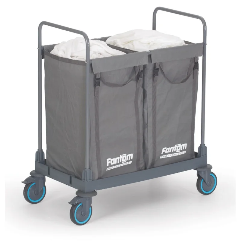 Chariot de Transport à Linge - 2 x 125 L Meilleur Choix