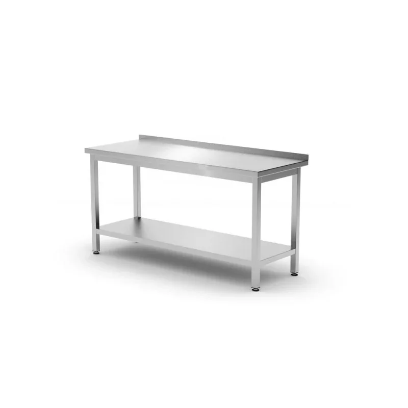 Solde Table de Travail Murale Kitchen Line avec Étagère - P 600 x L 1200 mm
