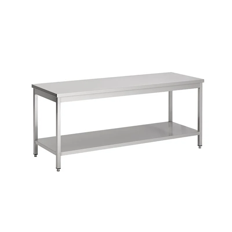 Achetez Aujourd’hui Table Inox avec Etagère - L 600 x P 700 mm