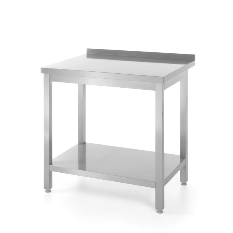 Table Murale Profi Line avec Étagère - L 800 x P 600 mm Dernière Chance