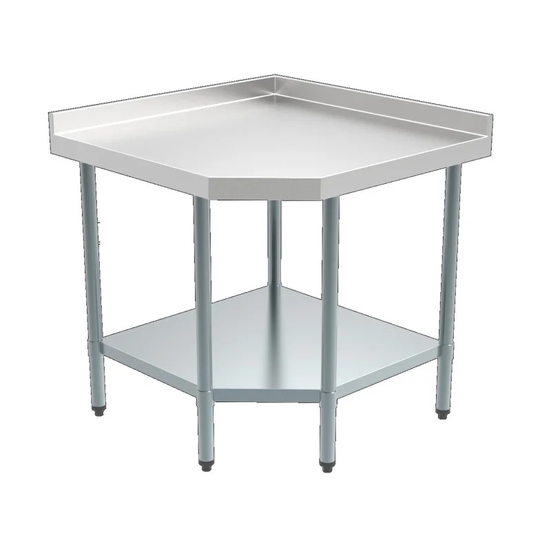 Top Vente Table Angulaire Démontable avec Dosseret et Etagère - L 900 x P 700 mm