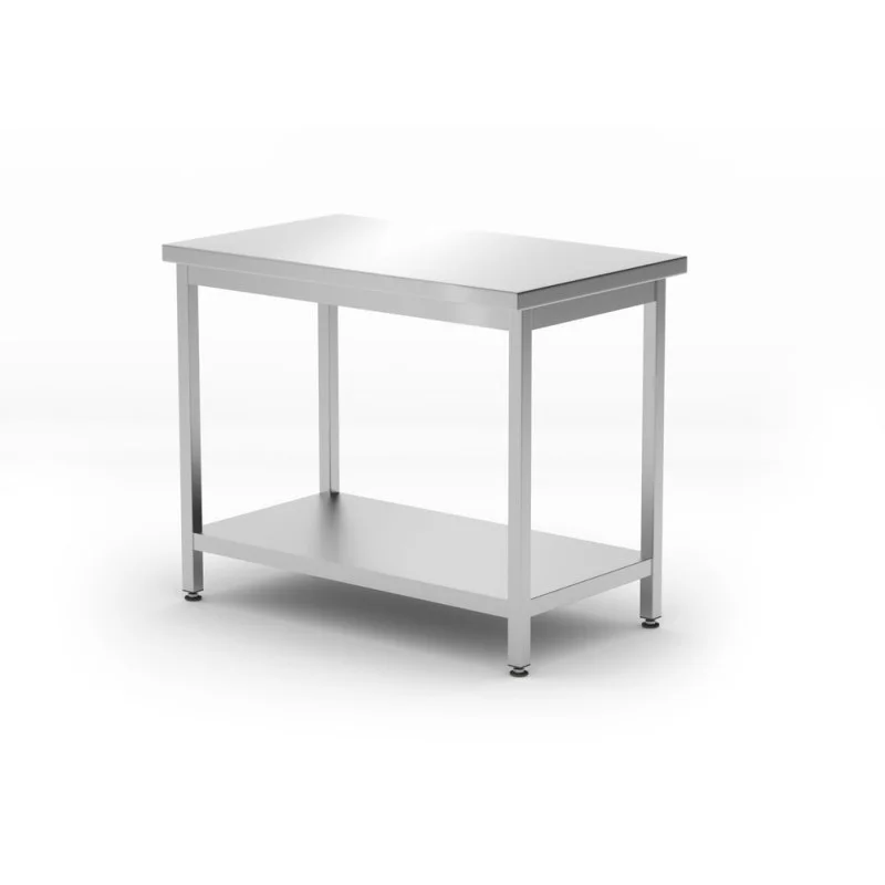 Table de Travail Centrale Kitchen Line avec Étagère - P 600 x L 1000 mm Solde