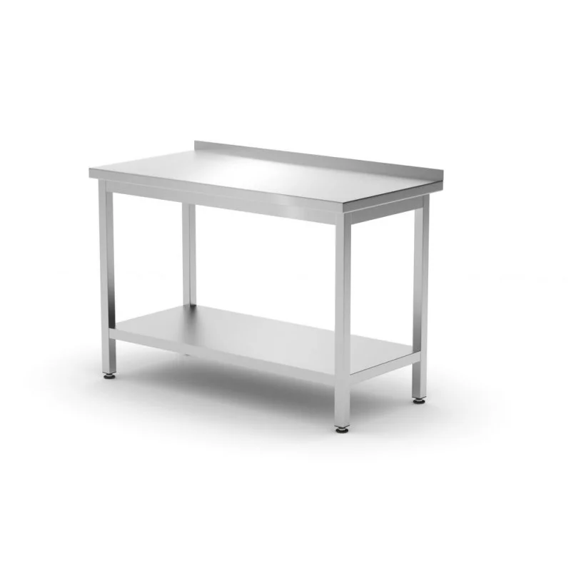 Dernier Modèle Table Murale Profi Line avec Étagère - L 1200 x P 600 mm
