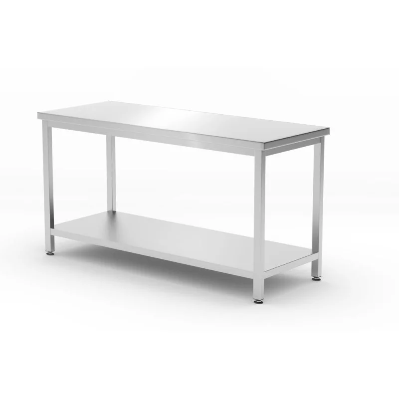 Offre Spéciale Table Centrale Profi Line avec Étagère - L 1600 x P 600 mm