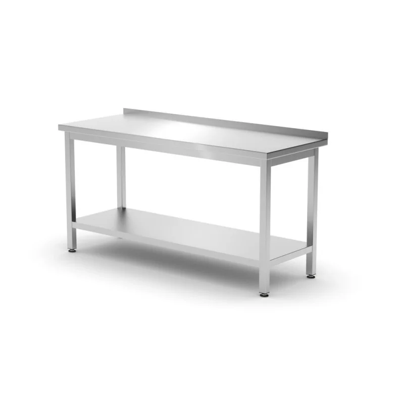 Table Murale Profi Line avec Étagère - L 1600 x P 600 mm Usine Directe