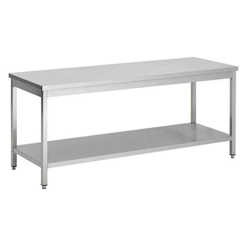 Table Inox avec Etagère - L 1200 x P 700 mm Commander Maintenant