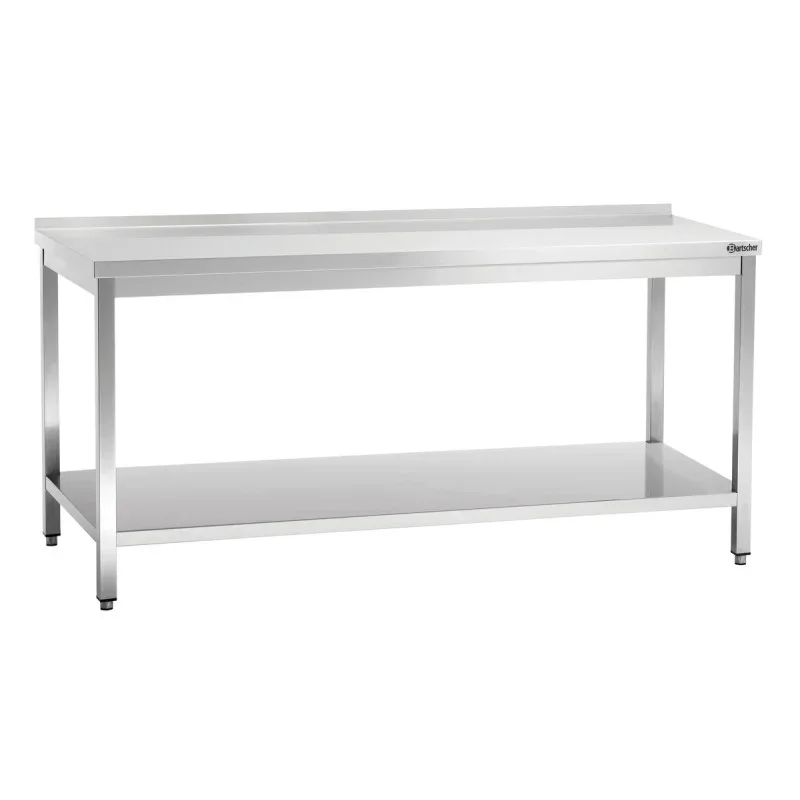 Meilleure Vente Table de Travail Inox avec Etagère Basse - P 700 mm - L 1800 mm