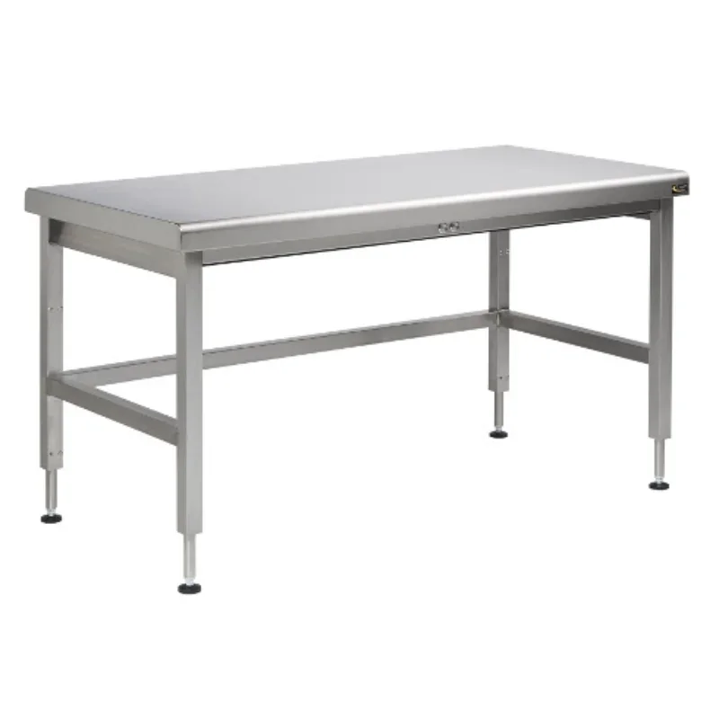 Table Inox à Niveau Ajustable - L 1400 x P 700 mm Offre Spéciale