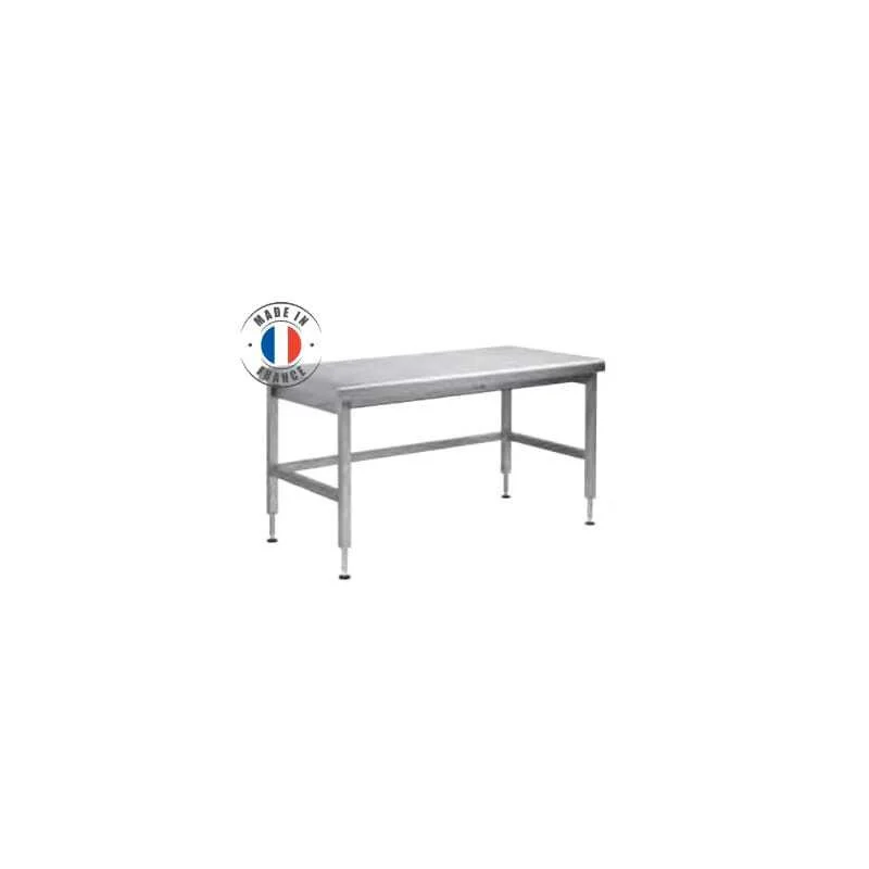 Commande En Gros Table Inox à Niveau Variable avec Roulettes - L 1600 x 700 mm