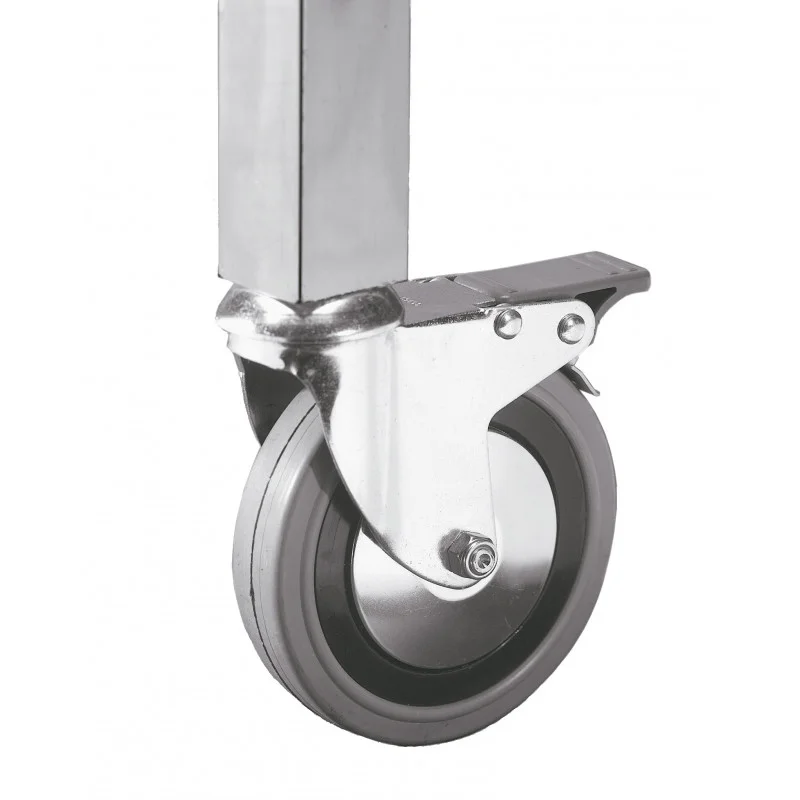 Lot 4 roulettes pour Table Inox Promotion