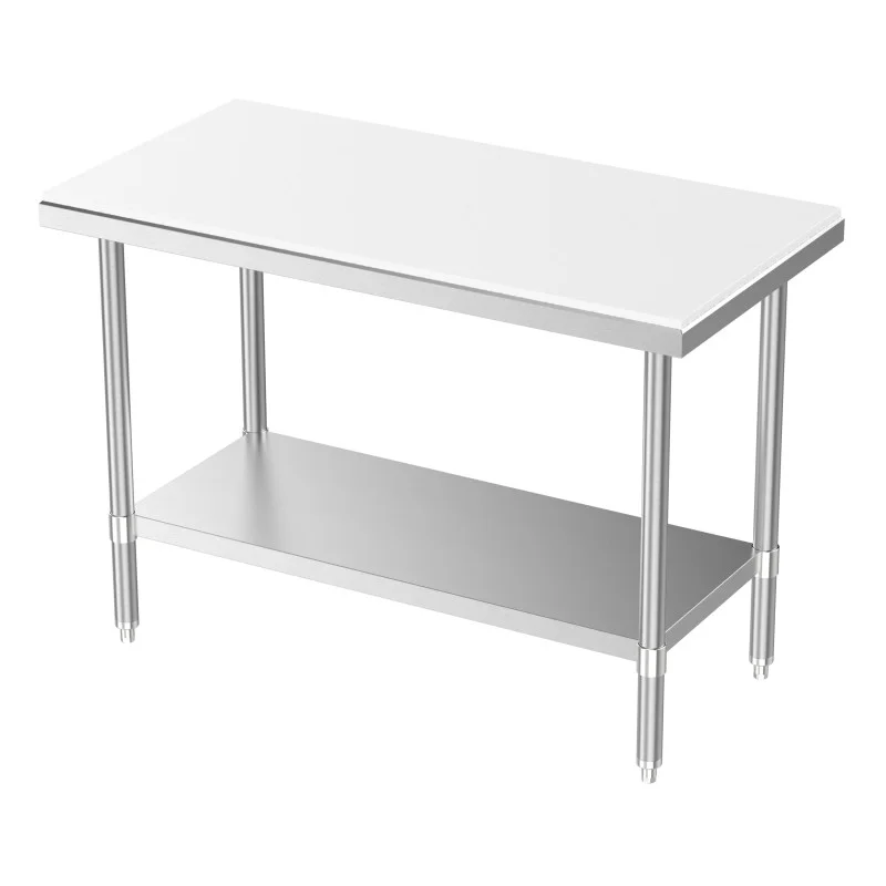 Prix Promo Table de Découpe avec Etagère Démontable - L 1200 x P 700 mm