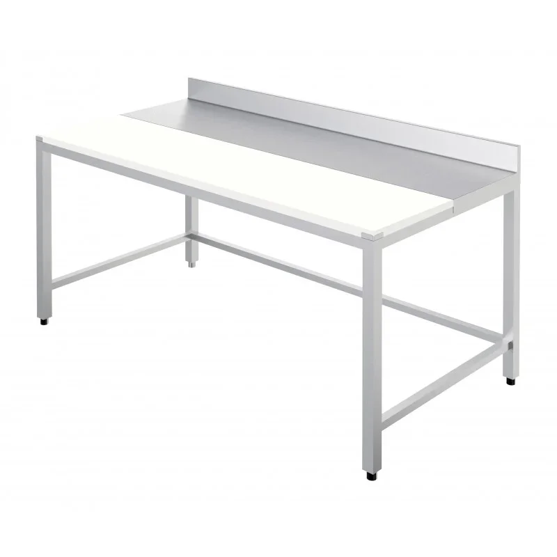 Réduction Table de Découpe avec Dosseret et Cadre de Renfort - L 1500 x P 600 mm