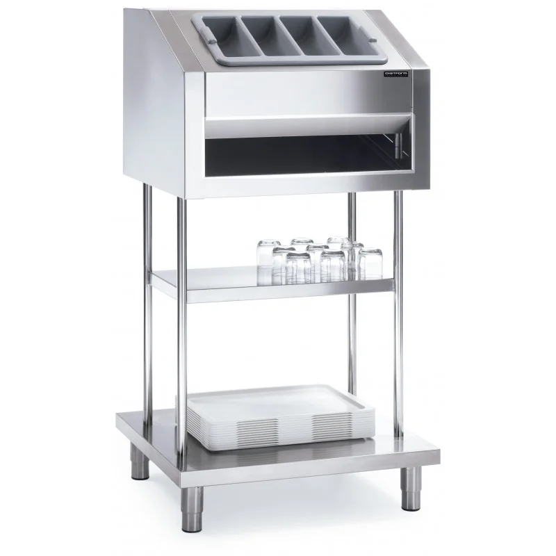 Distributeur De Plateaux, Couverts Et Trémie Pour Pain - 800X700X1520 Meilleure Vente