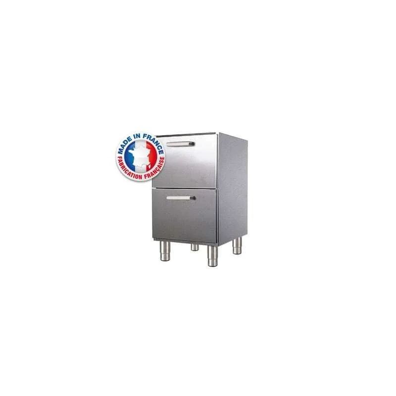 Meuble Bas Sans Dessus avec Roulettes - 2 Tiroirs Offre Limitée