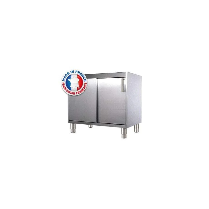 Meuble Bas Sans Dessus - 2 Portes Coulissantes - L 900 mm Retour Gratuit