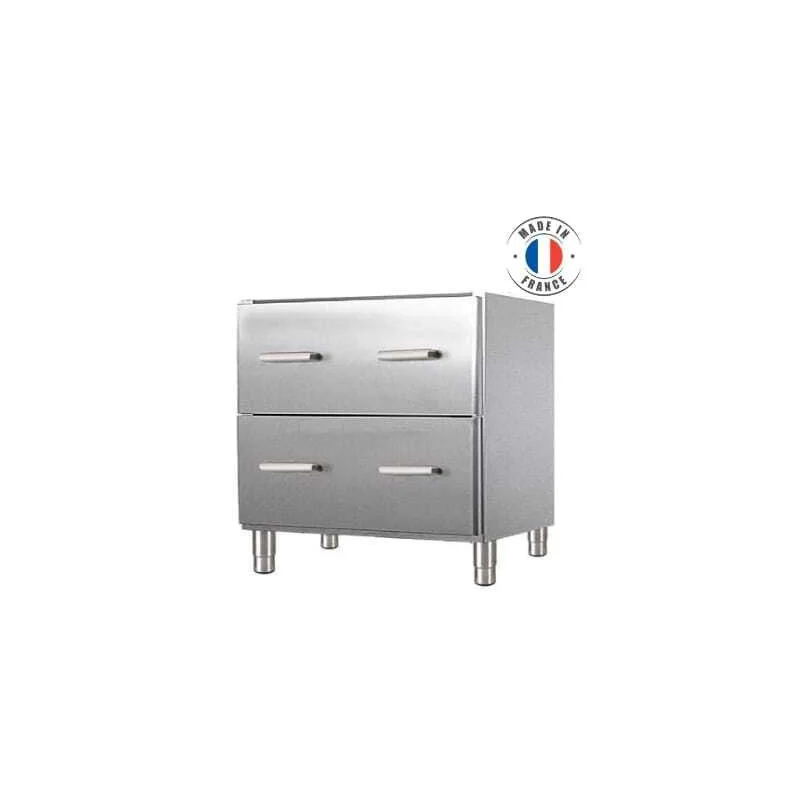 Commander Vite Meuble Bas Sans Dessus - 2 Grands Tiroirs