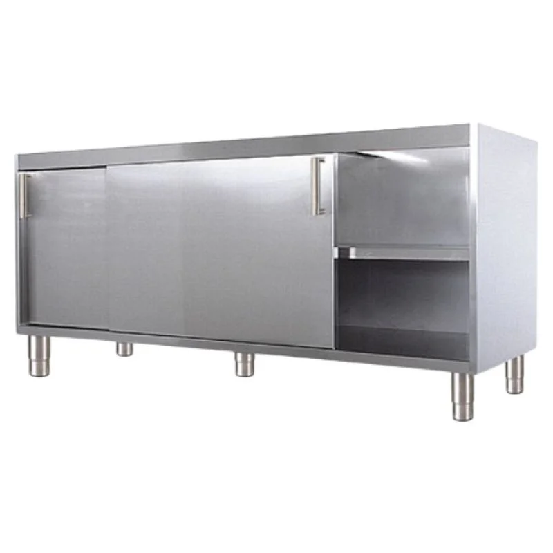 Meuble Bas Sans Dessus - 2 Portes Coulissantes - L 1800 mm Offre Exclusive