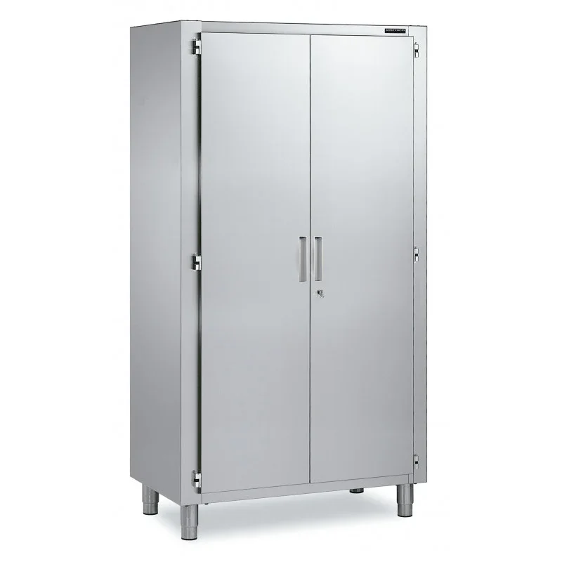 Quantité Limitée Armoire Inox Haute - 2 Portes Battantes 1400x600x1900