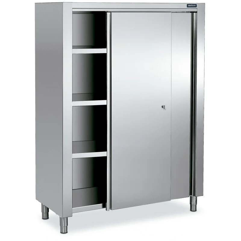 Armoire Inox Haute - 2 Portes Coulissantes 1600x600x1900 Retour Gratuit