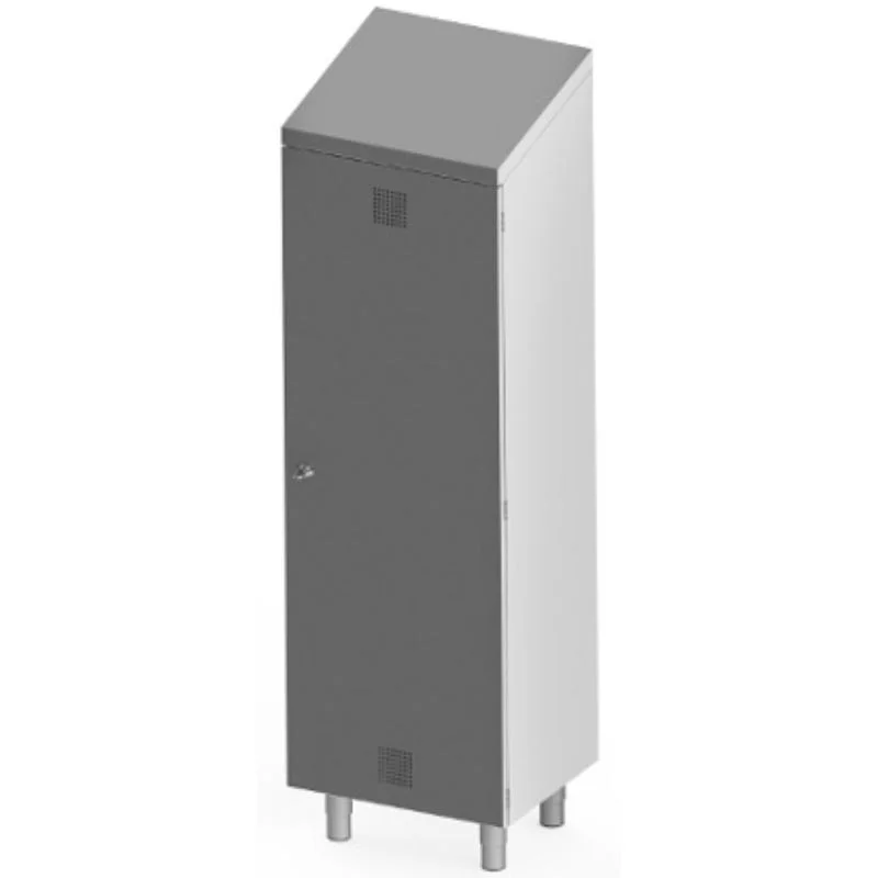 Armoire à Balais en Inox - 1 Porte Battante Commander Vite