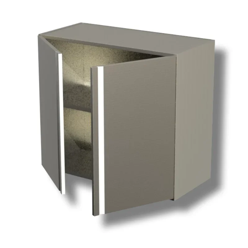 Promotion Saisonnière Armoire Inox Suspendue à Portes Battantes - L 800 mm