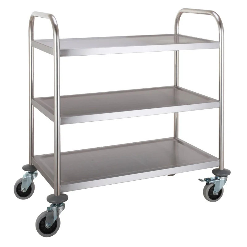 Chariot Inox Démontable à 3 Niveaux Prix Cassé