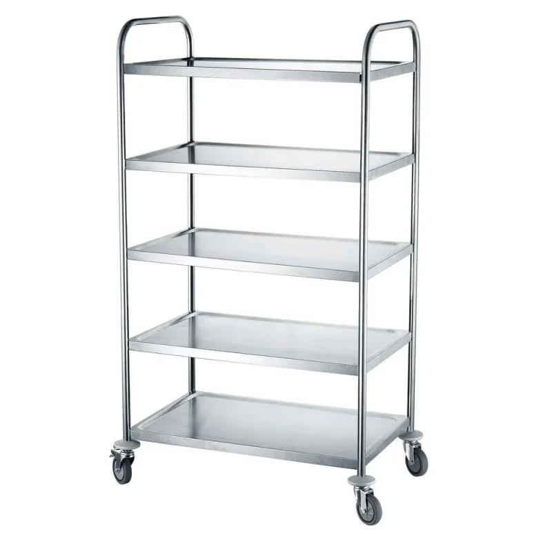 Chariot de Service Inox 5 Plateaux Seulement Aujourd’hui