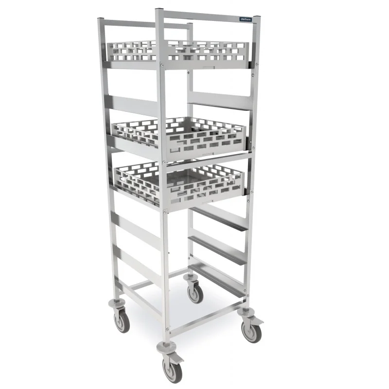 Chariot pour Panier à Vaisselle- 7 Niveaux Prix Bas
