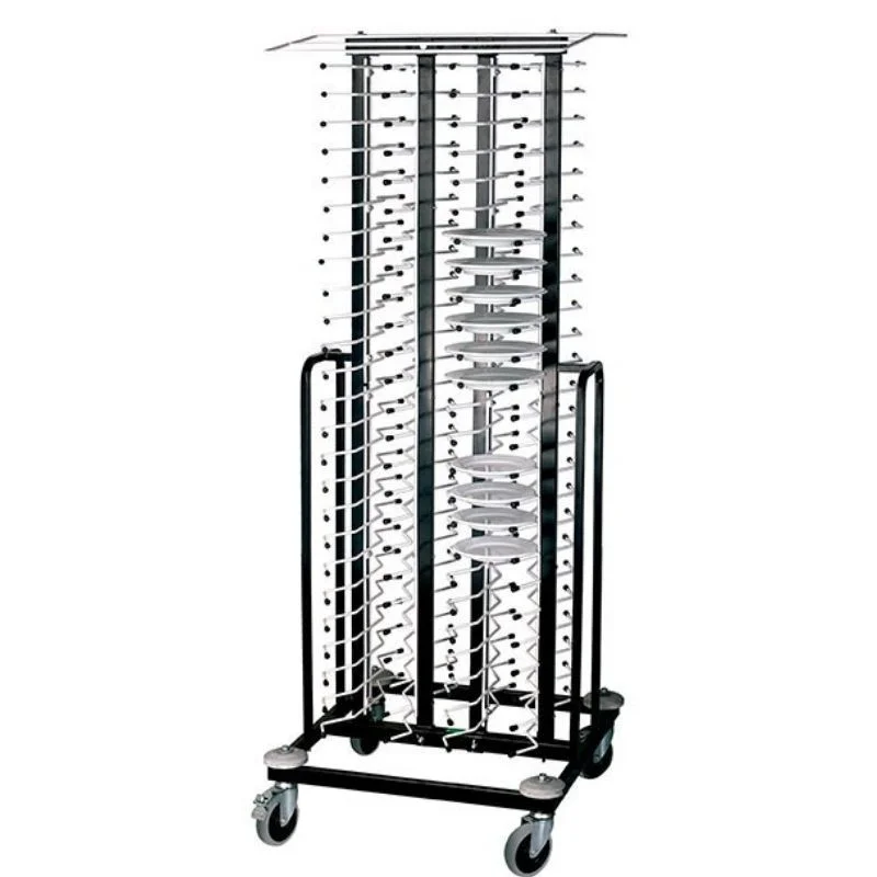 Offre Exclusive Chariot Porte-Assiettes - Capacité 100 Assiettes