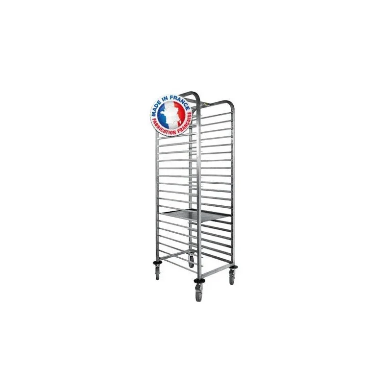 Echelle Pâtissière 400 x 600 avec Roulettes Chape Polyamide - 20 Niveaux Quantité Limitée