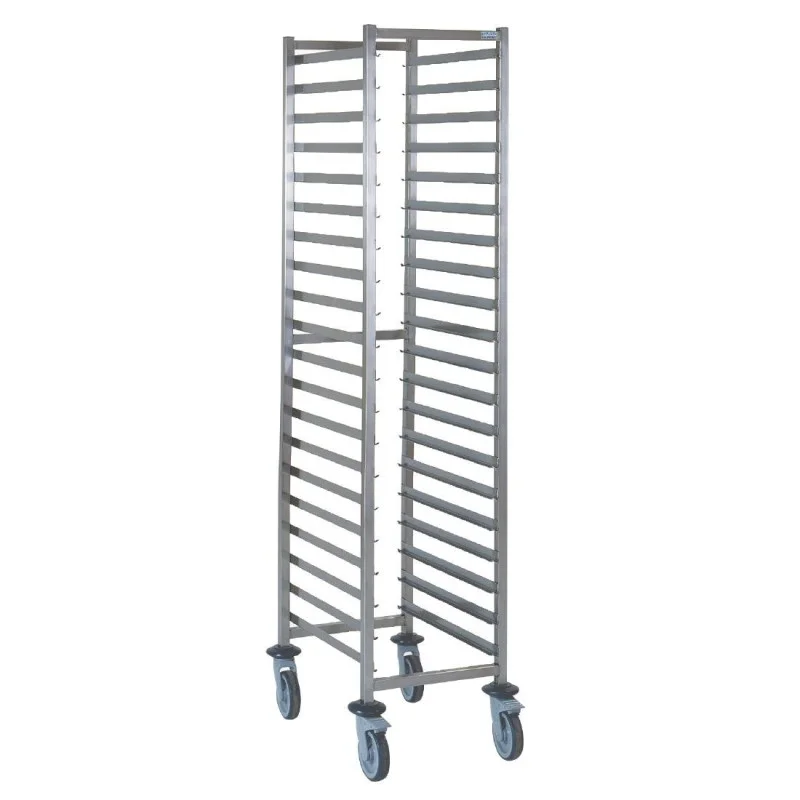 Achat Immédiat Chariot à Glissières GN 1/1 en Inox - 20 Niveaux