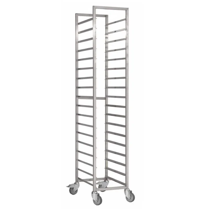 Réduction Chariot À Glissières en Inox - 600 x 400mm - 18 Niveaux