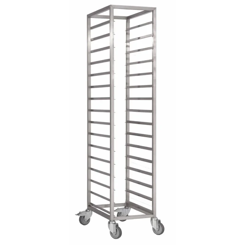 Chariot À Glissières en Inox GN 1/1 - 18 Niveaux Affaire À Saisir