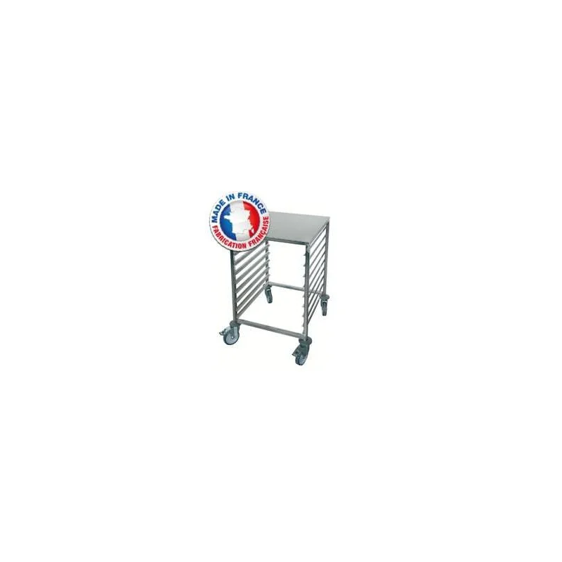 Dernière Chance Echelle Pâtissière 400 x 600 avec Roulettes Chape Polyamide - 9 Niveaux