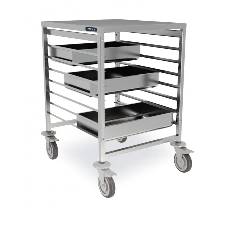 Chariot en Inox GN 2/1 - 7 Niveaux Livraison Gratuite