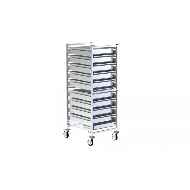 Certifié Chariot de Décongélation en Inox GN 1/1 - 9 Niveaux