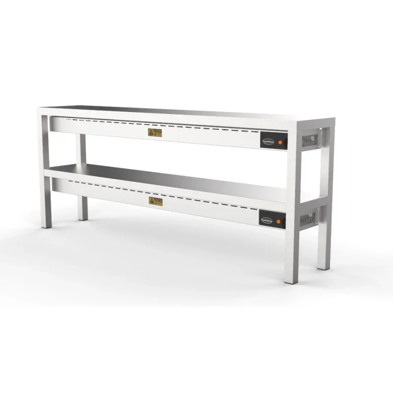Paiement Sécurisé Étagère Chauffante en Céramique - 2 Niveaux - L 1800 x P 300 mm