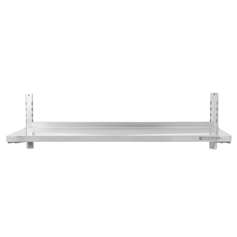 Etagère Murale en Inox sur Crémaillères - L 1200 x P 400 mm Quantité Limitée