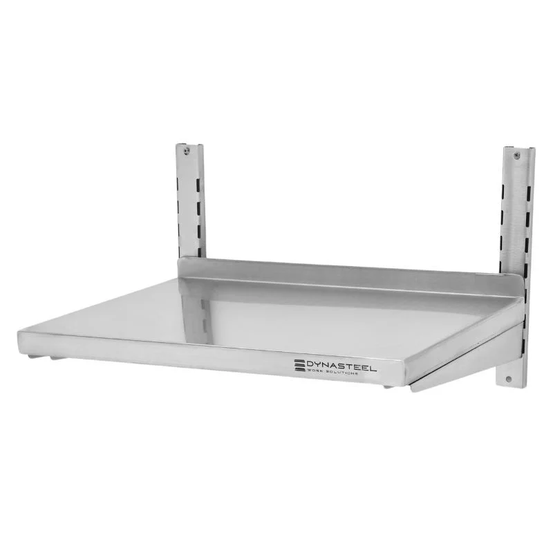 Etagère Murale en Inox sur Crémaillères - L 600 x P 400 mm Offre Spéciale