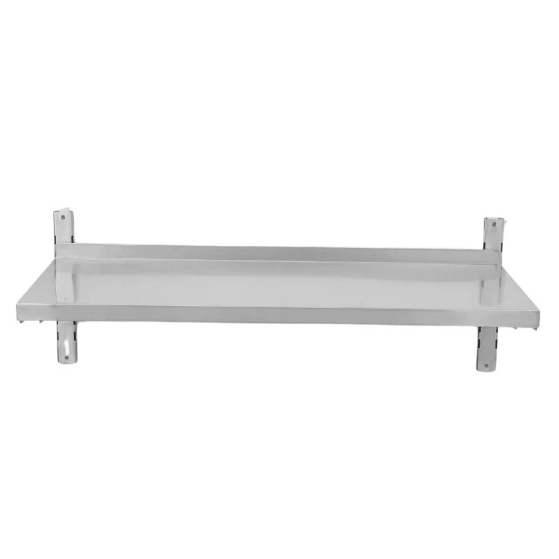 Meilleur Choix Etagère Murale en Inox sur Crémaillères - L 1000 x P 400 mm