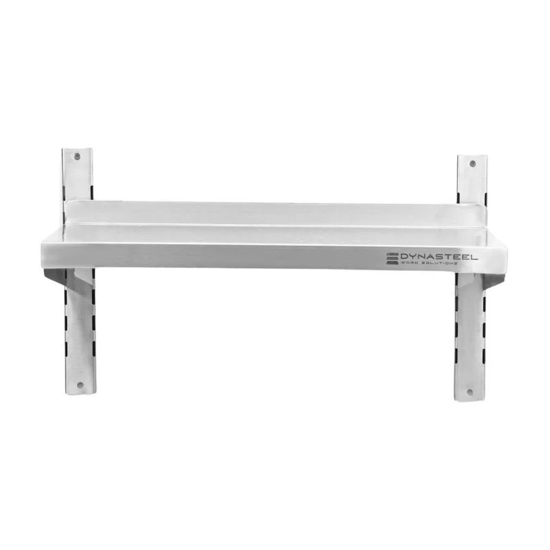Etagère Murale en Inox sur Crémaillères - L 800 x P 300 mm Réduction