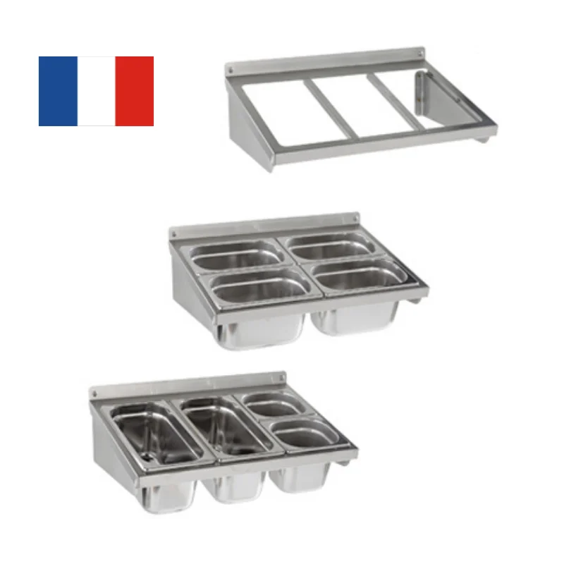 Commande En Gros Étagère Murale pour Bac Gastro - 6 GN 1/3