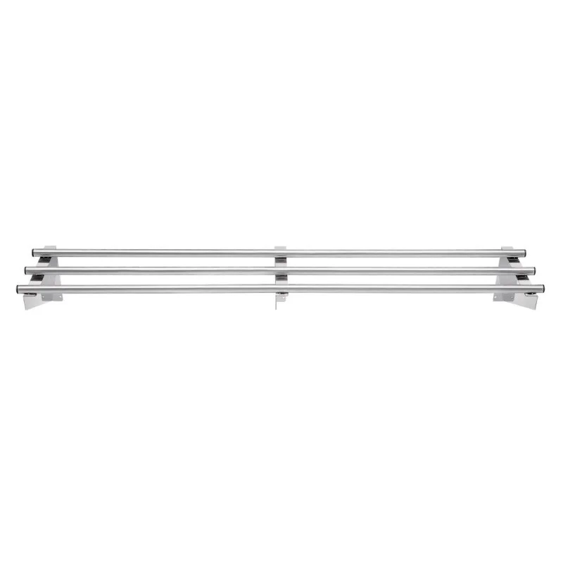 Etagère Murale Tubulaire en Inox - L 1500 mm Vente Directe