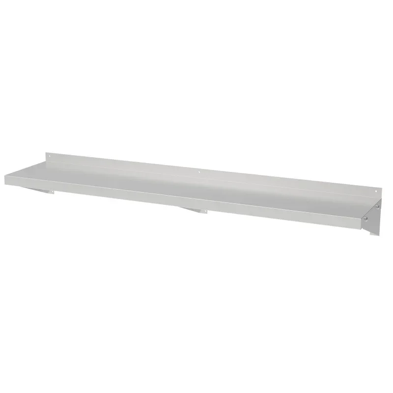 Solde Etagère Murale en Inox avec Equerres - L 2000 x P 300 mm