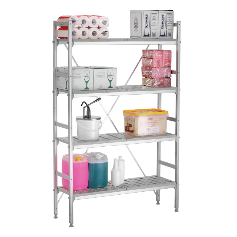 Système d'Etagères - 4 Niveaux - L 1140 x P 360 mm Vente Flash