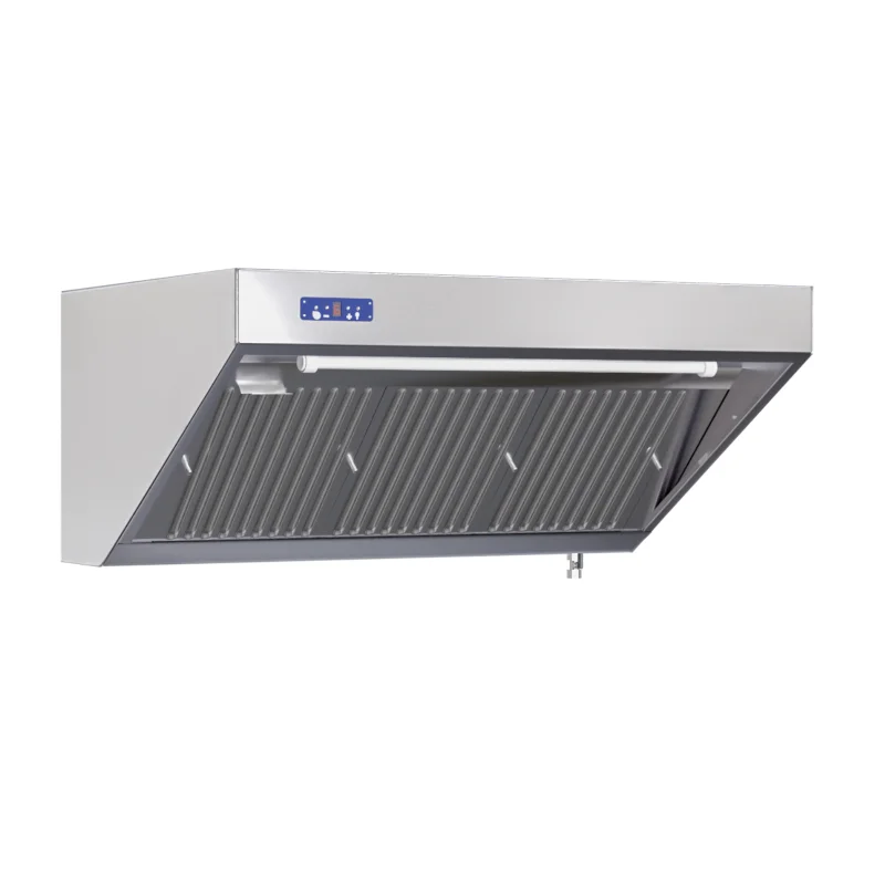 Promotion Hotte Snack Complète Profondeur 700 - Longueur 1400 - Avec Moteur, Led et Variateur